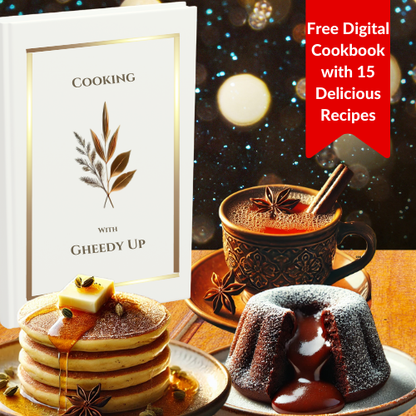 Free 'Cooking with Gheedy Up' E-Book