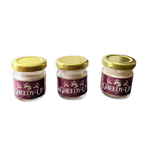 Gheedy-Up Starter Pack – 3 Mini Caramelized Ghee Jars