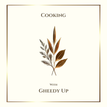 Free 'Cooking with Gheedy Up' E-Book